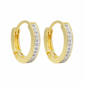 BRINCO ARGOLA CLICK ZIRCONIAS