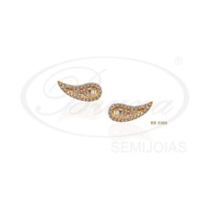 BRINCO ZIRCONICA BAGUETE E MICROZIRCONIAS