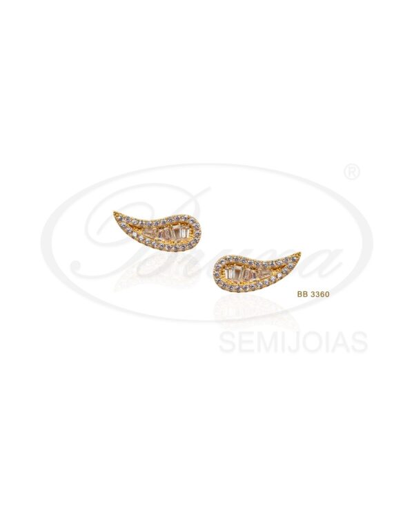 BRINCO ZIRCONICA BAGUETE E MICROZIRCONIAS