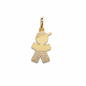MEDALHA MENINO ZIRCONIA