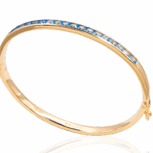 BRACELETE MILENA CRISTAIS AZUL
